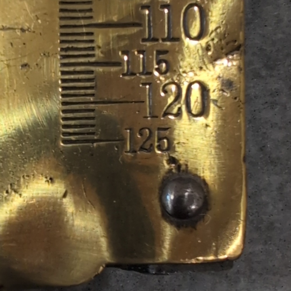 1890-1920's Chatillons Improved Spring Balance Hanging Scale NY 125 Lbs Brass - Picture 7 of 13